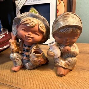 UCTCI Japan Vintage Redware Stoneware Art Pottery Figurines